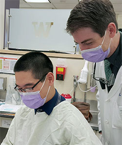 Dr. Jansen Richins and Jimmy Zhu (’16)