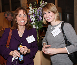 Dr. Kathy Stambaugh and student Colleen HennesseyNadeem