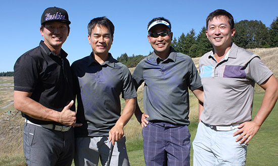 Jason Koh ('96), Kevin Lee ('96), Johann Yi ('98) and Jung Kim ('97)