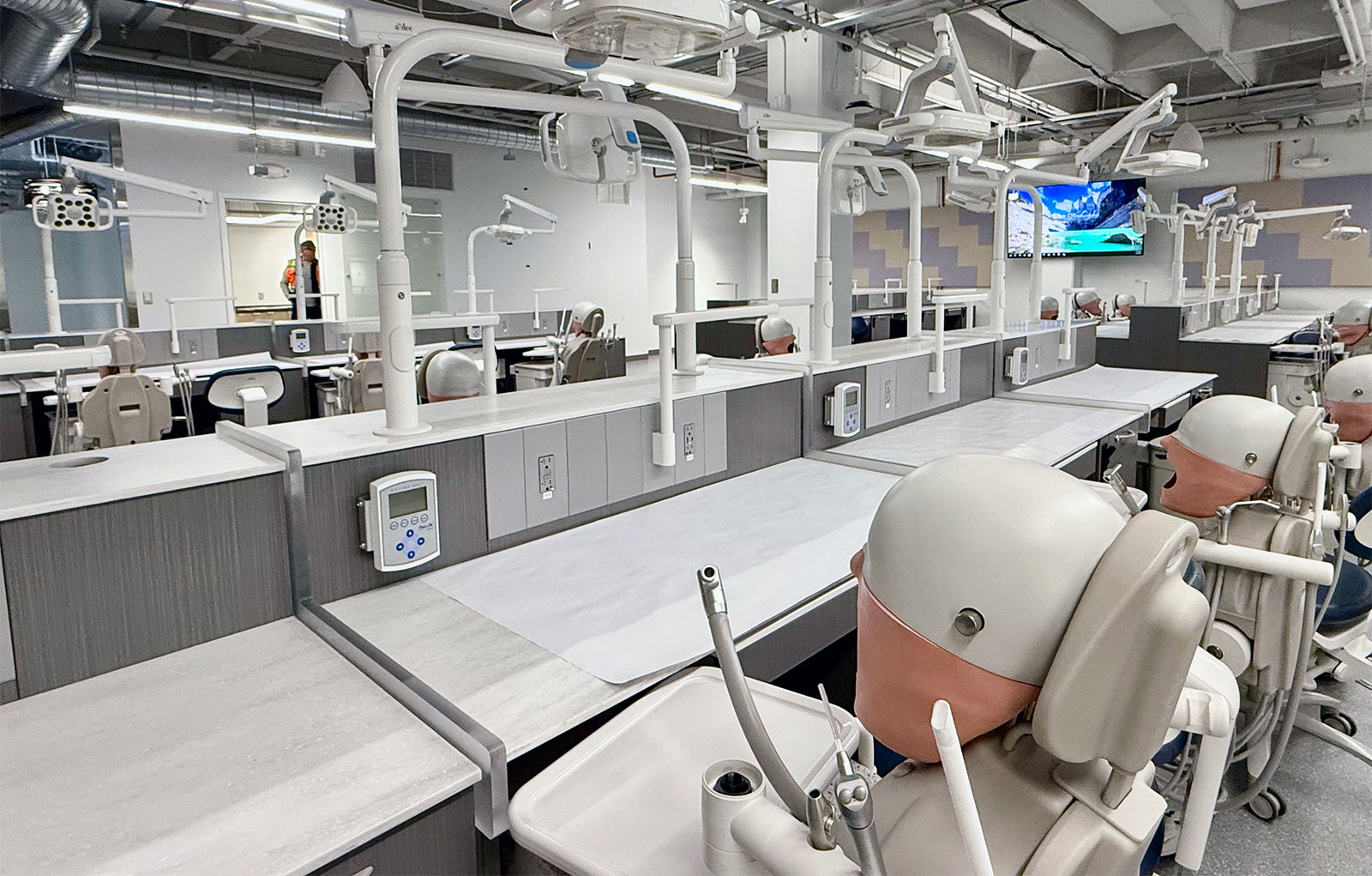 The new B-170 Access to Education Center Sim Lab provides additional capacity for the growing Shoreline Dental Hygiene Program.