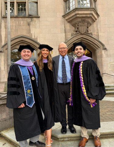 “(From left to right) Dr. Nathan Dahm, Dr. Sydney Brediger, Dr. Randall Maebo and Dr. Edgar Gomez