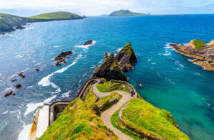Slea Head Drive on Dingle Peninsula in County Kerry, Ireland