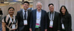 (from left to right) Paridhi Garg, Mark Yang, Dr. James Newman, Aaron Nguyen and Kristi Trinh