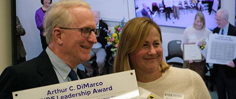 Dr. Art DiMarco and Barbara Davis.