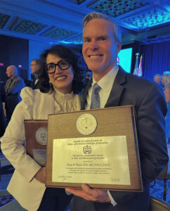 Dr. Dillon with Dr. Brent Ward at the American Association of Oral and Maxillofacial Surgeons annual meeting.