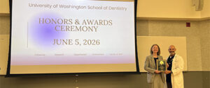 Dr. Grant and Dr. Van Ramos at Awards Ceremony