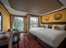 Halong Bay hotel room