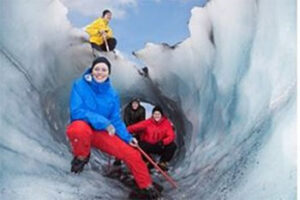 People in Ice Cave
