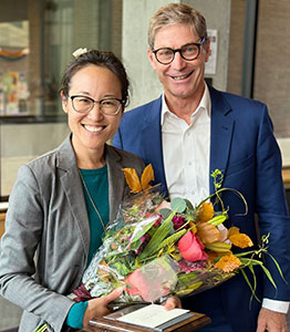 Dr. Drangsholt and Dr. Jacqueline Wong