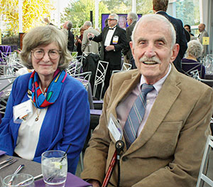 Dr. Eugene Natkin and his wife, Marylee Natkin, attending a School of Dentistry event.