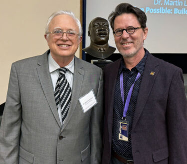 Dr. James Newman and Dean André Ritter