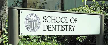 Dental School sign
