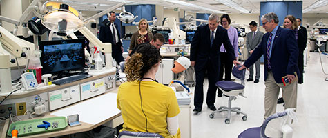 Vilsack visit to the University of Washington School of Dentistry