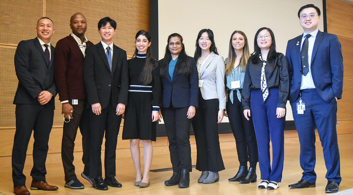 Nine students were presented with awards at this year’s Research Day.