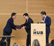 Student receives award