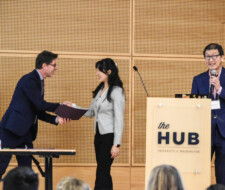 Student receives award