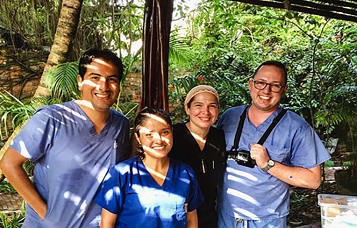 Team in Peru
