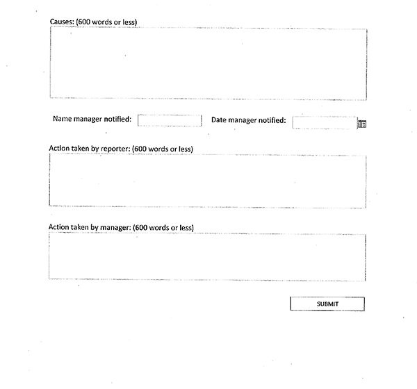 Patient Event Form page 2