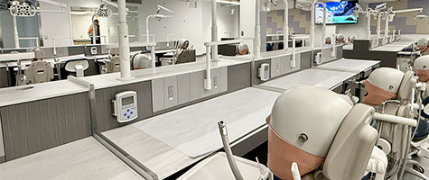 New simulation stations in the Access to Education Center.