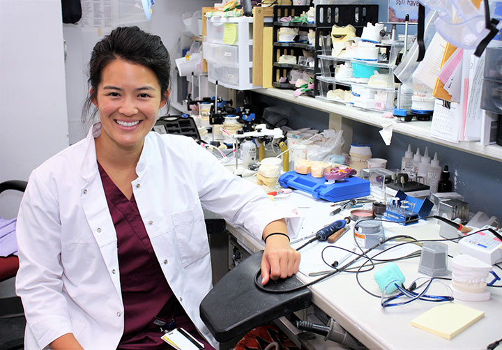 Dr. Dianne Gan in lab