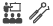 lecture and dental tools icon