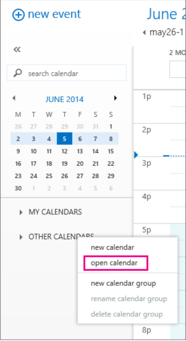 open-a-resource-calendar-in-office365-outlook-web-application-uw