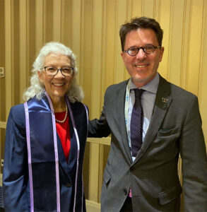 Dean Ritter with OKU Supreme Chapter President Dr. Carol Anne Murdoch-Kinch