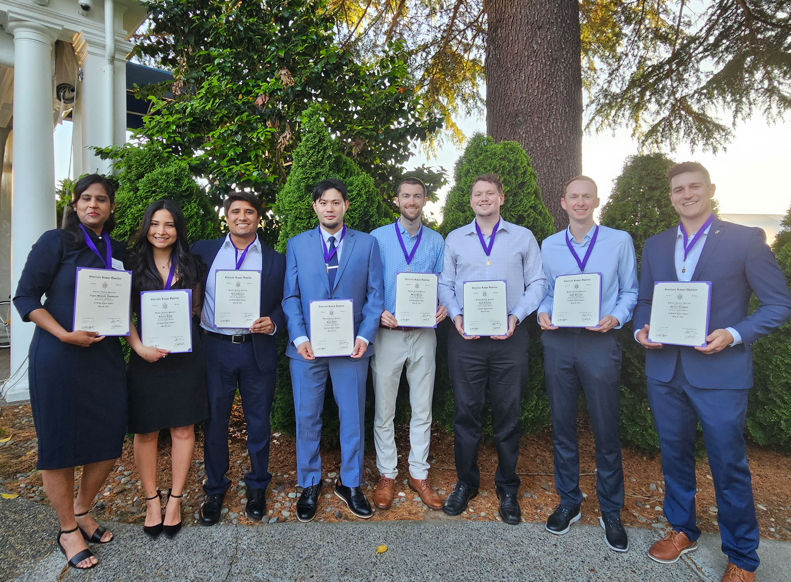 The eight 2025 Alumni Members